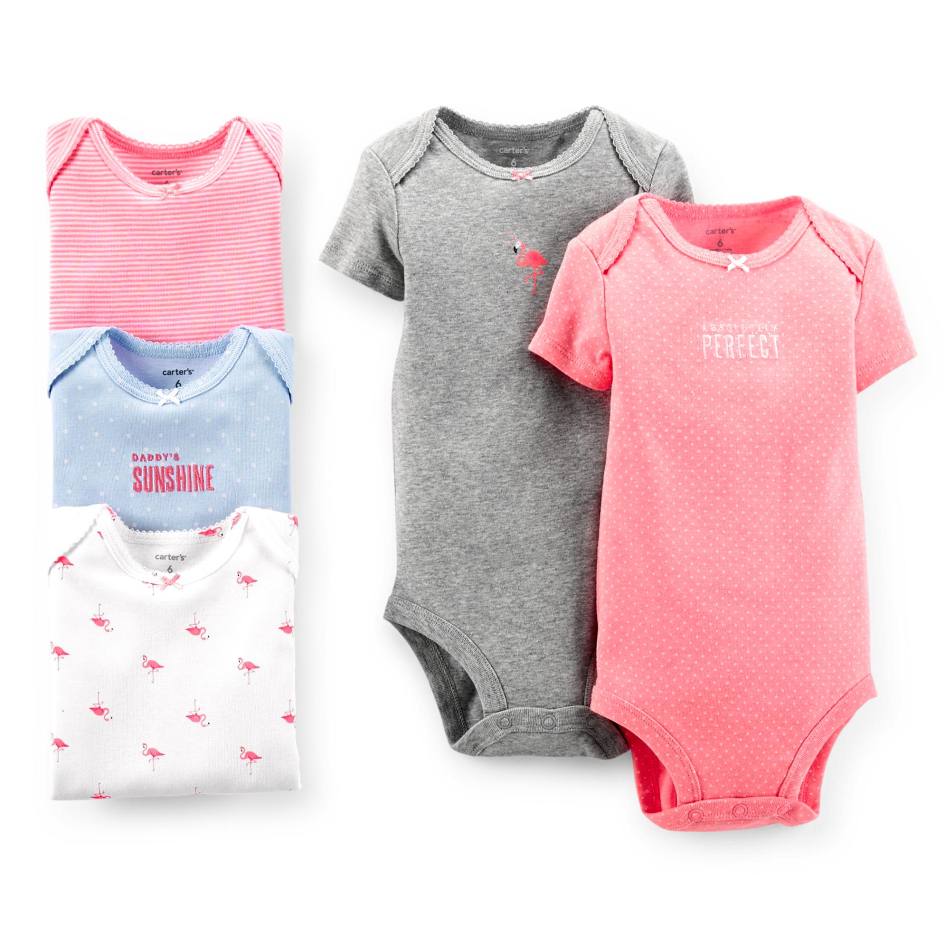 Carter's Newborn & Infant Girl's 5-Pack Bodysuits