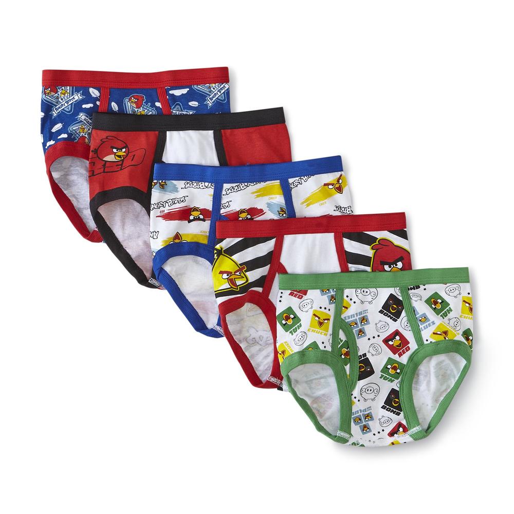 Angry Birds Boy's 5-Pack Briefs