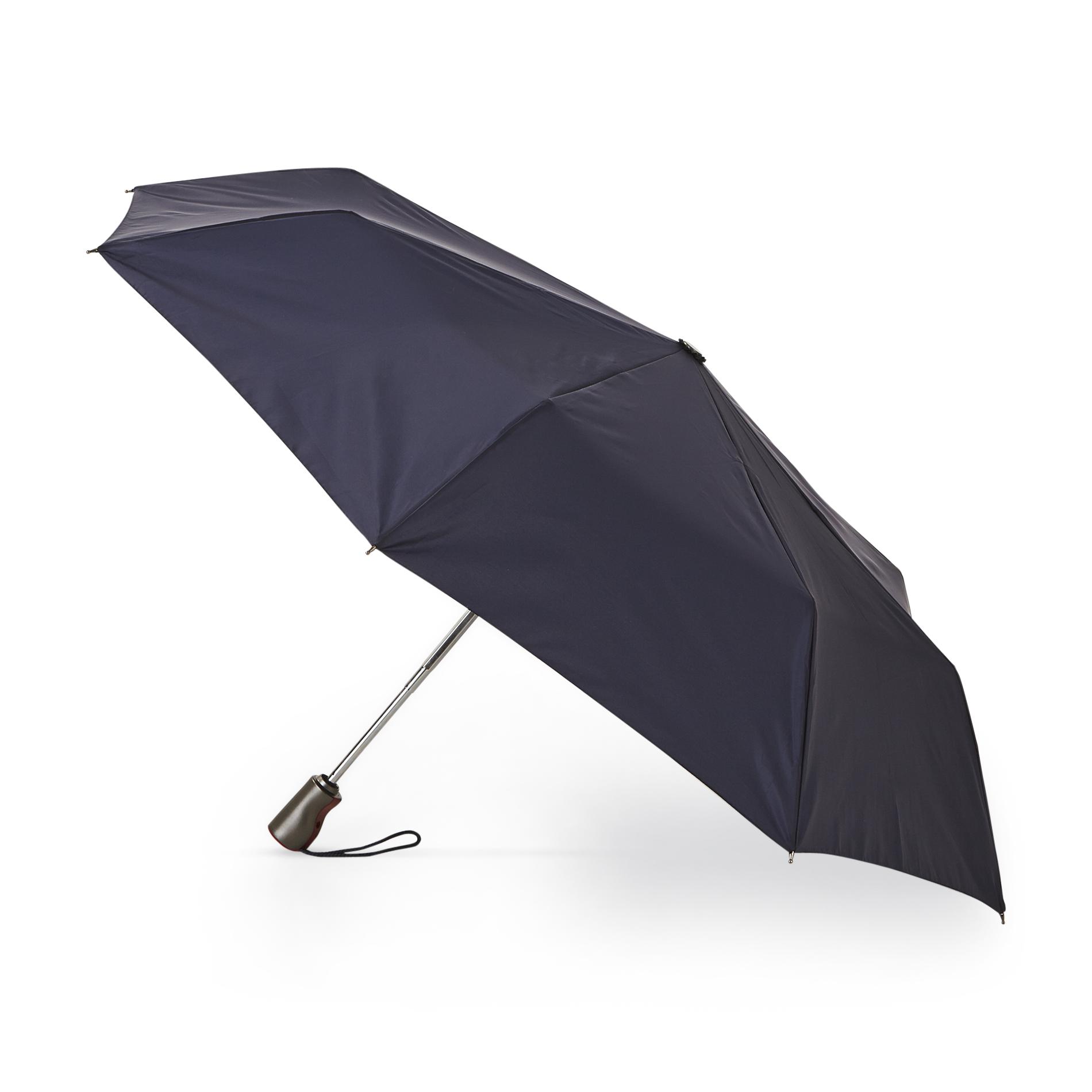 Totes Titan Compact Umbrella & Case, Size: Large, Black Totes Titan Compact Umbrella & Case, Size: Large, Black
