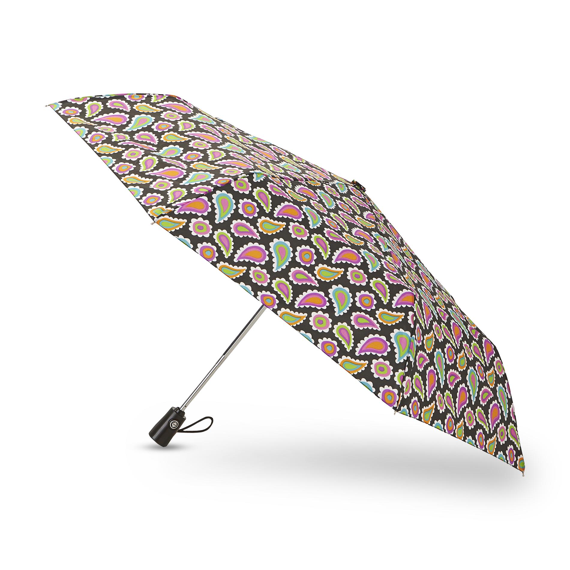 Totes Women's Automatic Umbrella - Paisley Totes Women's Automatic Umbrella - Paisley