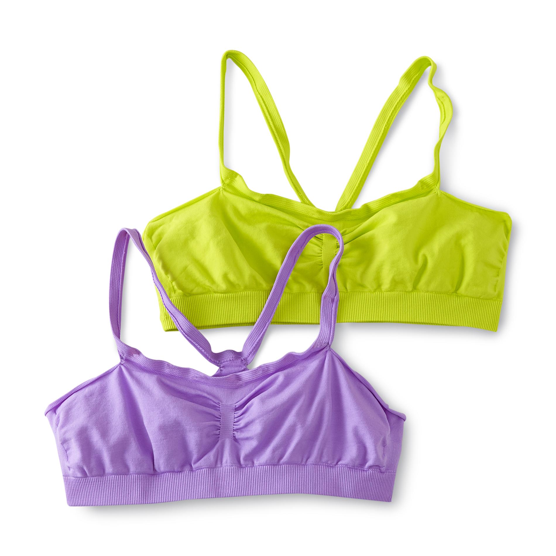 Hanes Girl's 2Pack Seamless Bandini Bras H134 Shop Your Way