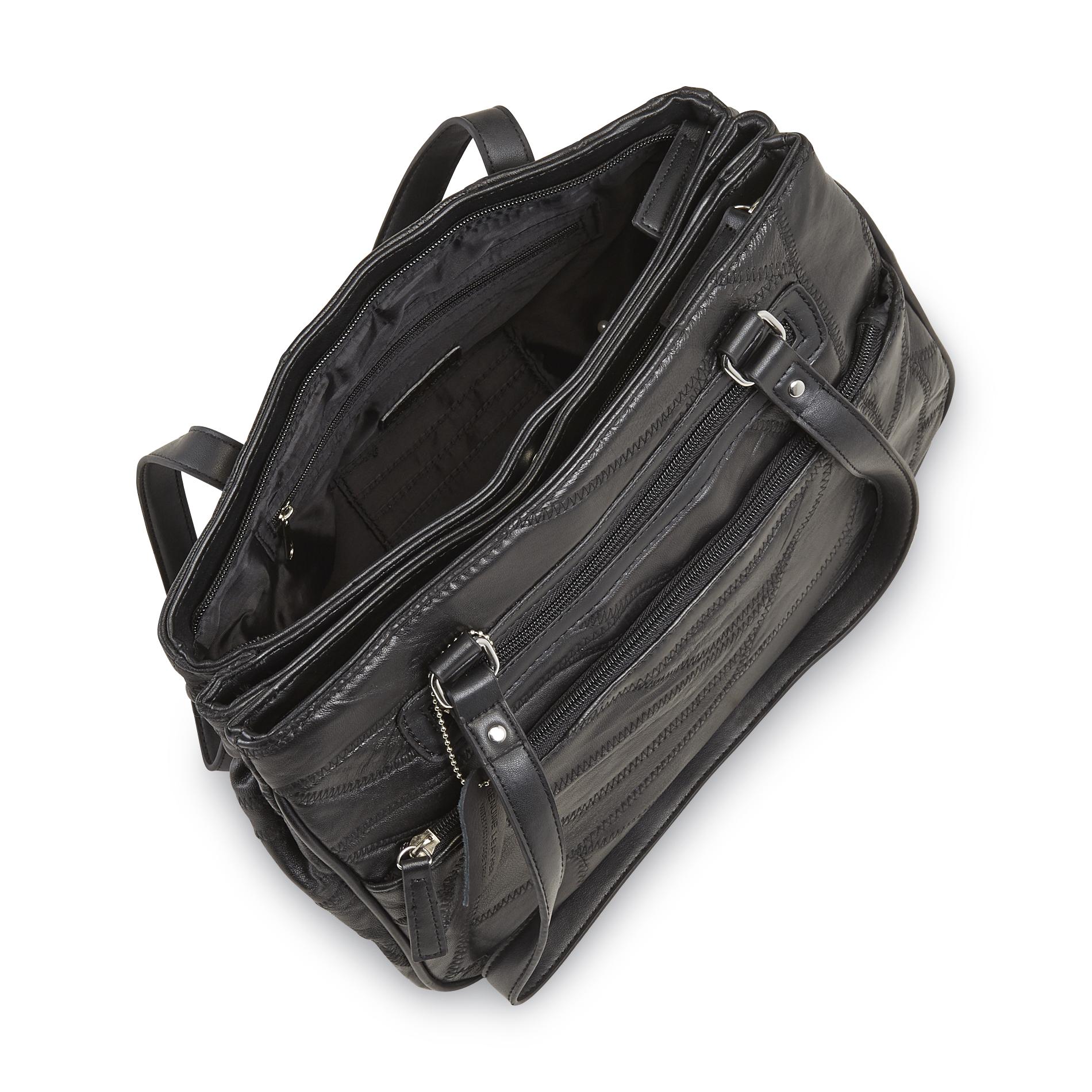 Jaclyn Smith Women's Patchwork Shoulder Bag