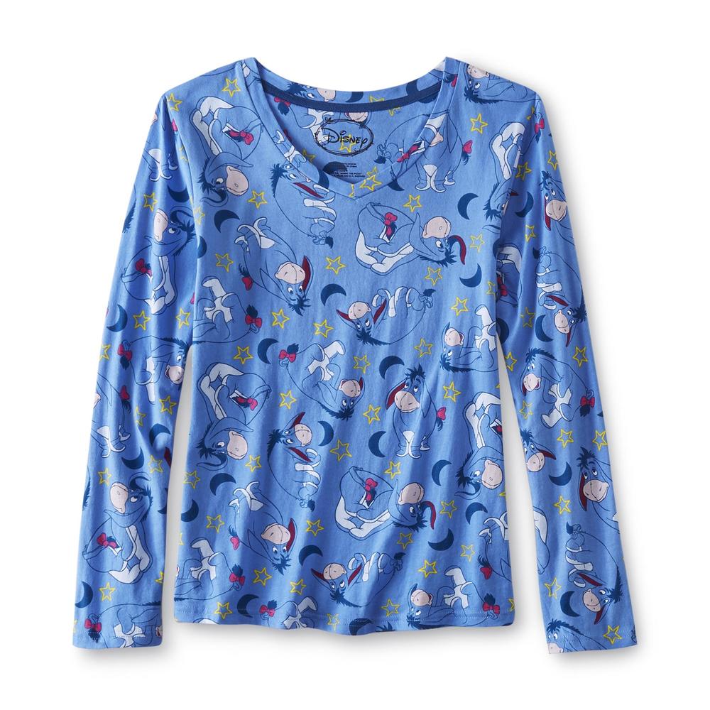 Disney Winnie the Pooh Women's Plus Pajama Shirt & Pants - Eeyore