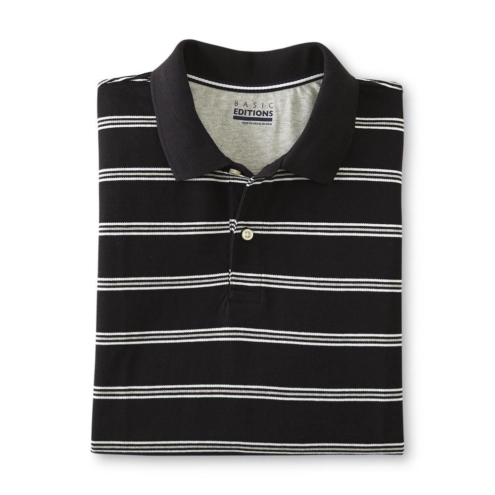 Basic Editions Men's Polo Shirt - Striped
