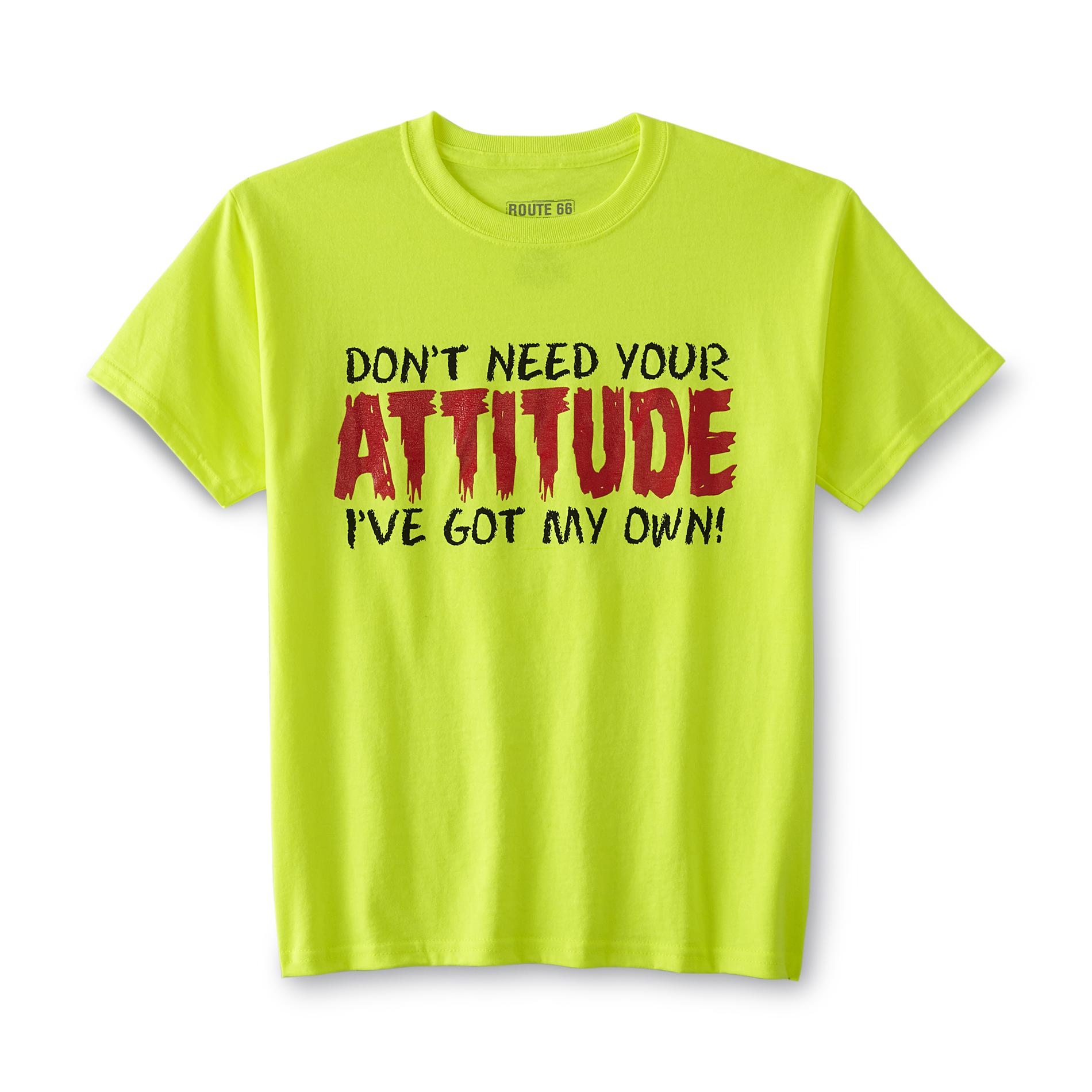 Route 66 Boy's Graphic T-Shirt - Attitude
