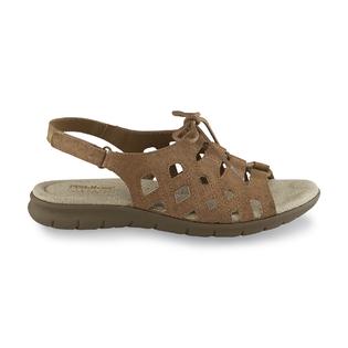 Cobbie Cuddlers Women s Michaelene Brown Slingback Sandal Wide Width
