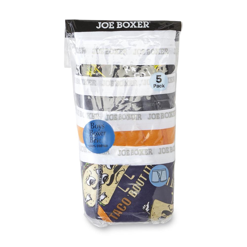 Joe Boxer Boy's 5-Pack Boxer Briefs - Fast Food