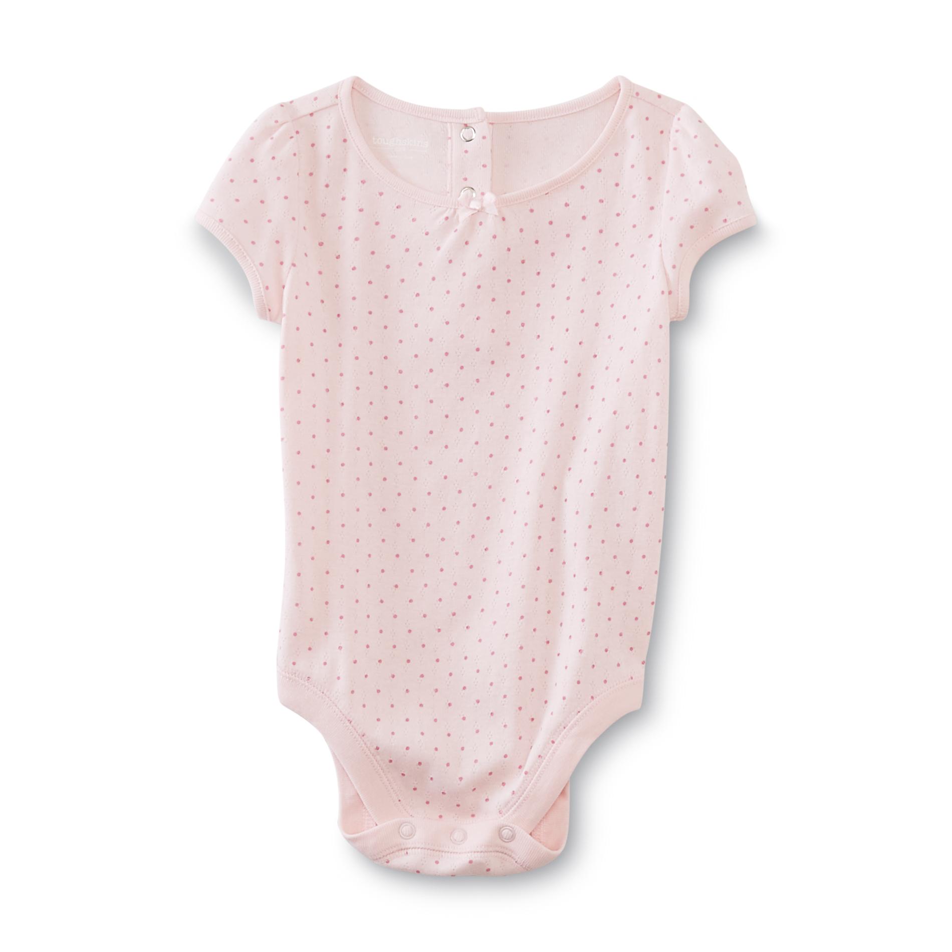 Toughskins Infant Girl's Pointelle Knit Bodysuit - Polka Dot