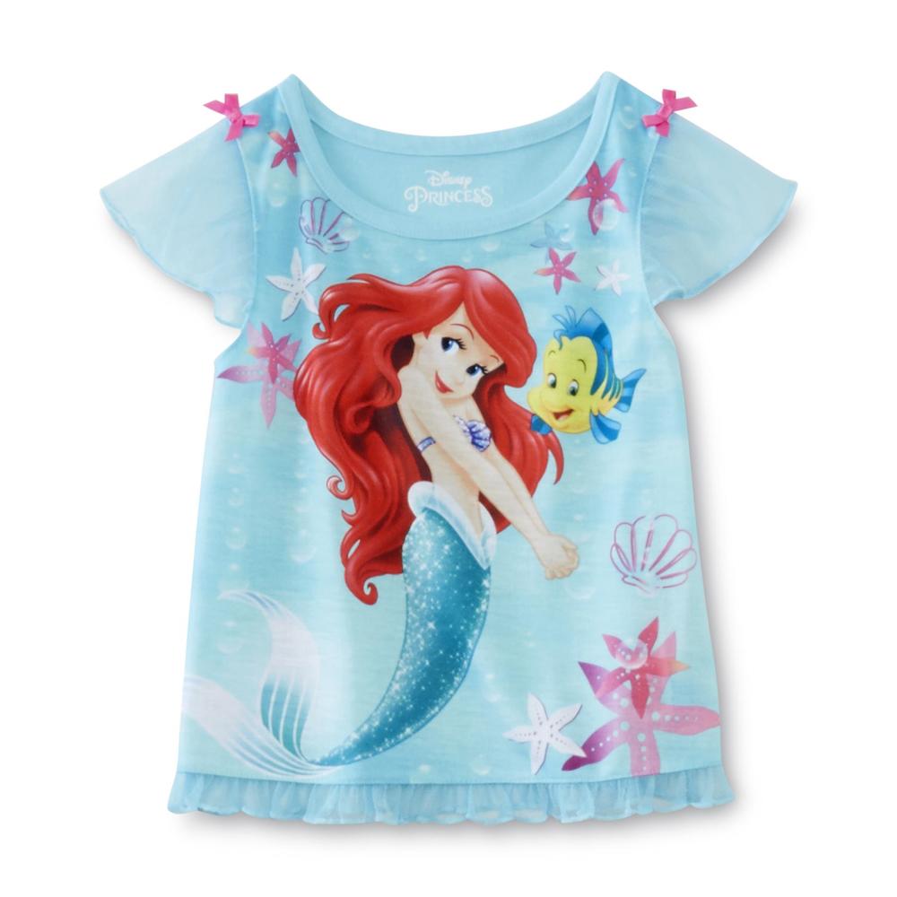 Disney Princess Infant & Toddler Girl's Pajama Top & Pants - Ariel