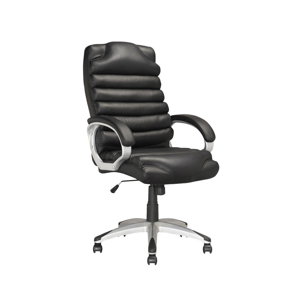 CorLiving Executive Office Chair in Black Leatherette