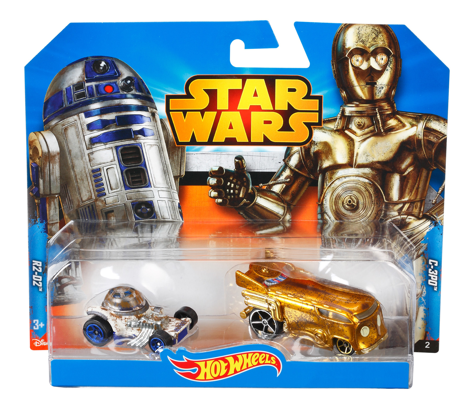 Hot Wheels Star Wars™ Character Car 2 Pack R2 D2 and C 3PO alternate