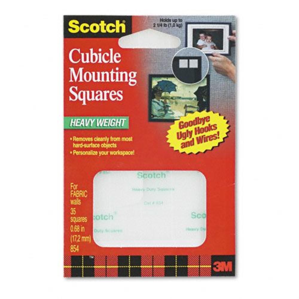 Scotch MMM854 Mounting Squares for Fabric Walls