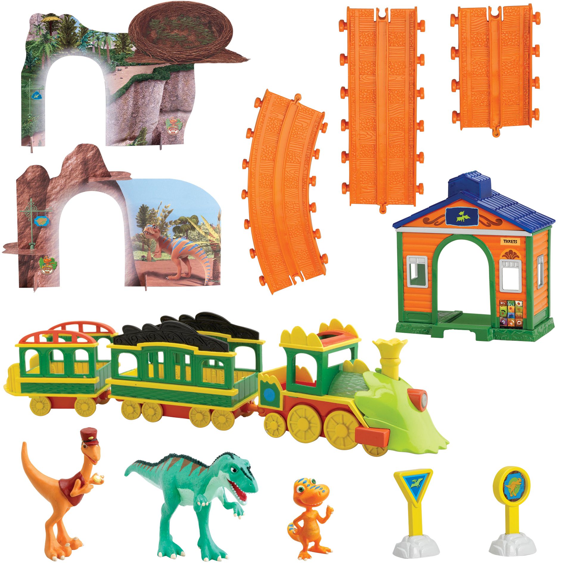 Learning Curve Dinosaur Train Adventure Track Set - Toys & Games 