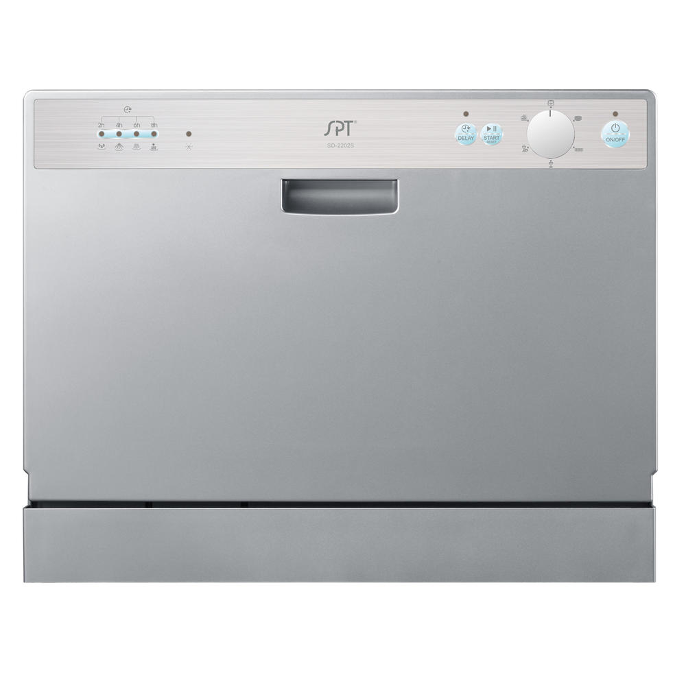 SPT SD-2202S  Countertop Dishwasher with Delay Start - Silver