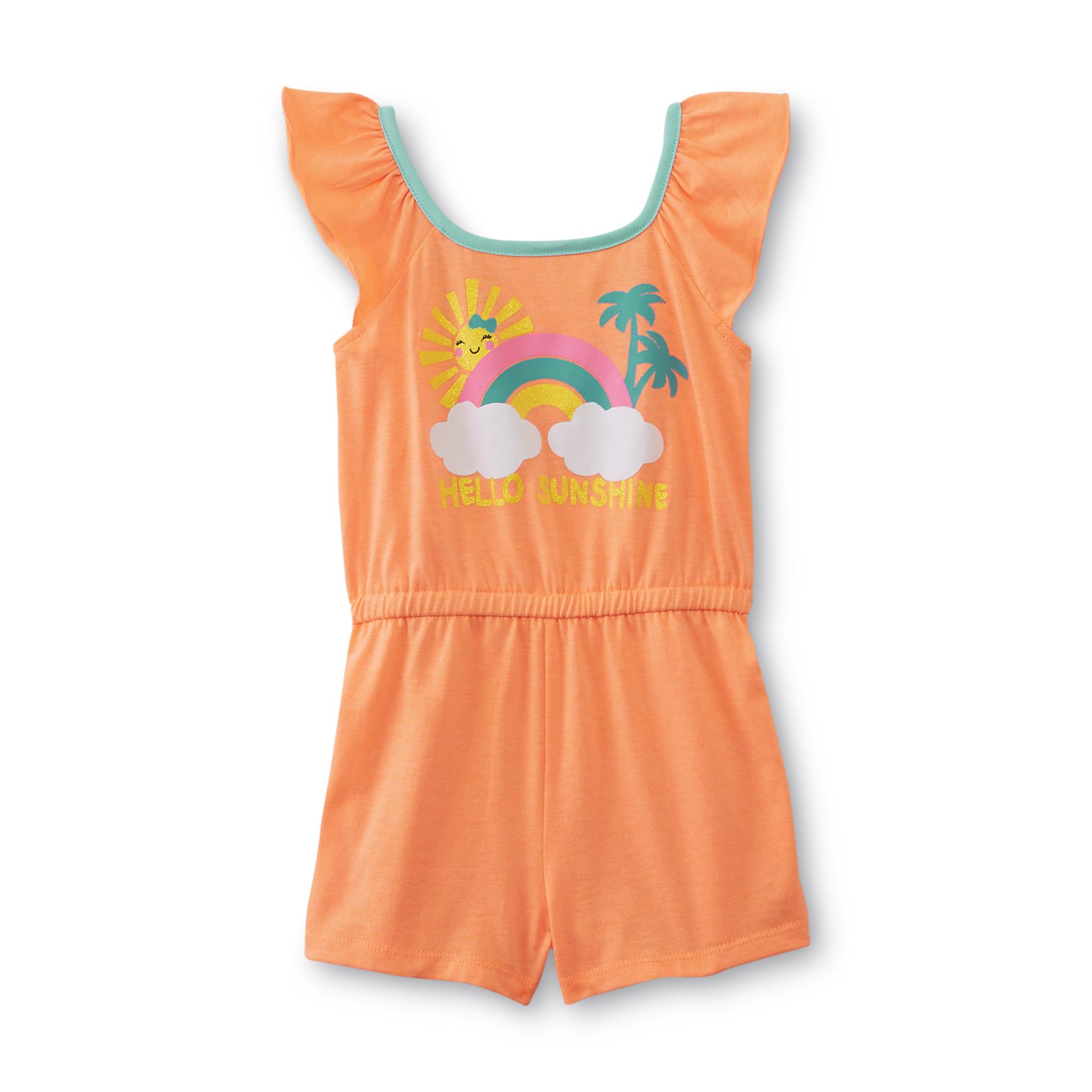 WonderKids infant & Toddler Girl's Romper - Hello Sunshine