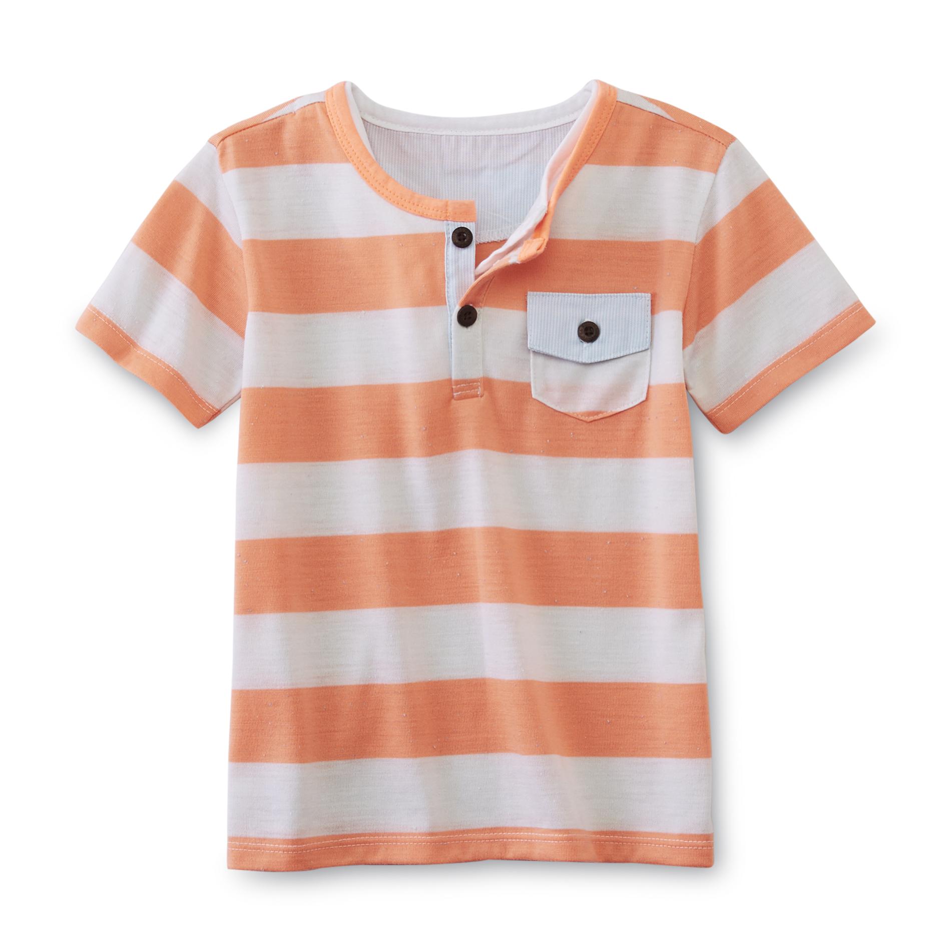 Route 66 Toddler Girl's Layered-Look T-Shirt - Striped