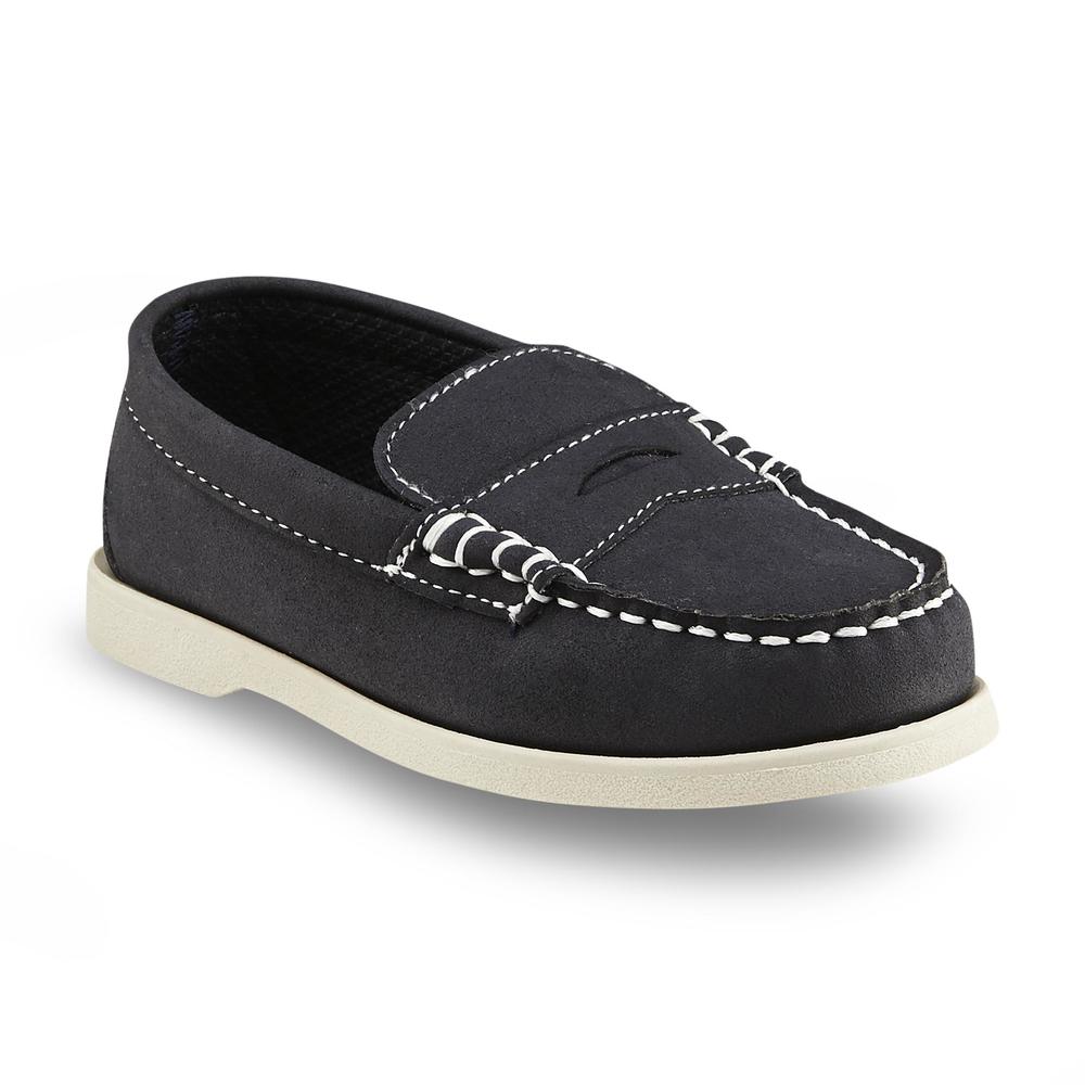 &nbsp; Boy's Navy Casual Loafer