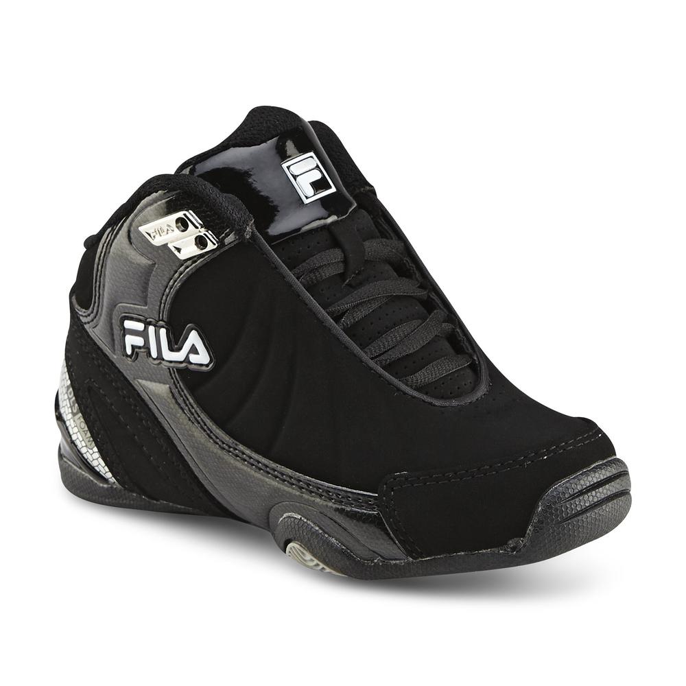 Fila Boy's DLS Slam Black High-Top Athletic Shoe