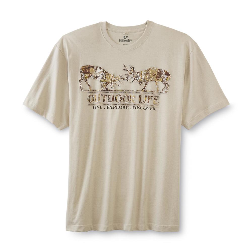 Outdoor Life Men's Big & Tall Graphic T-Shirt - Camo Deer