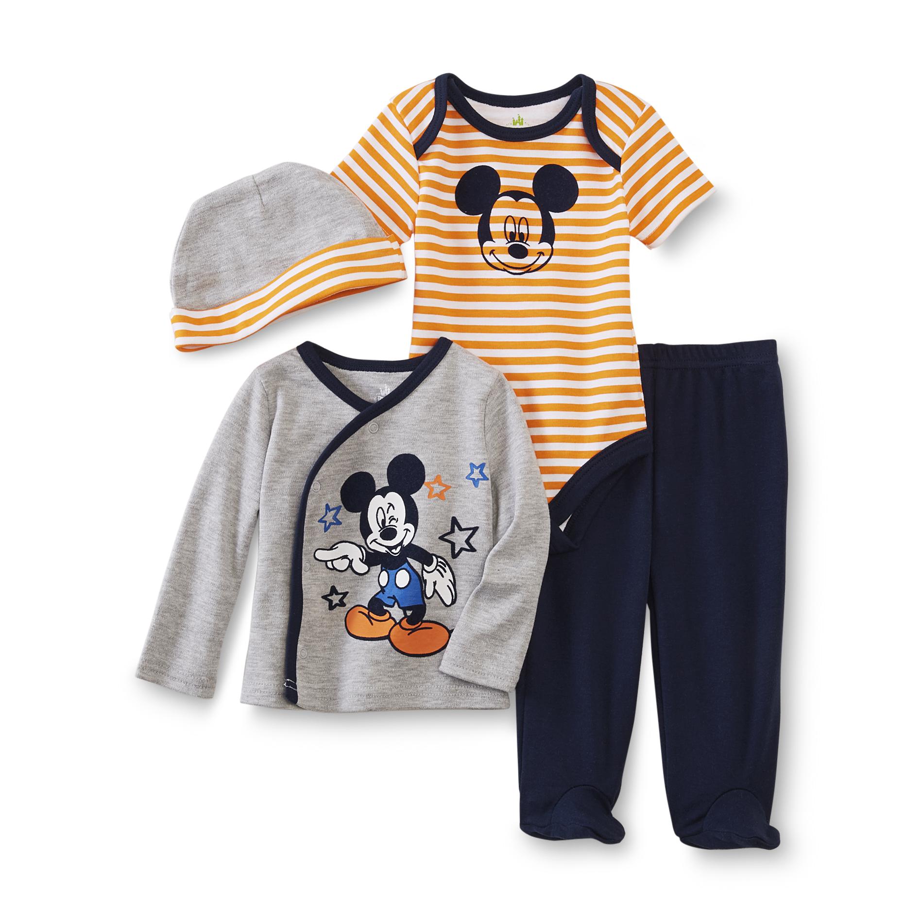 Disney Mickey Mouse Newborn & Infant Boy's 4-Piece Layette Set