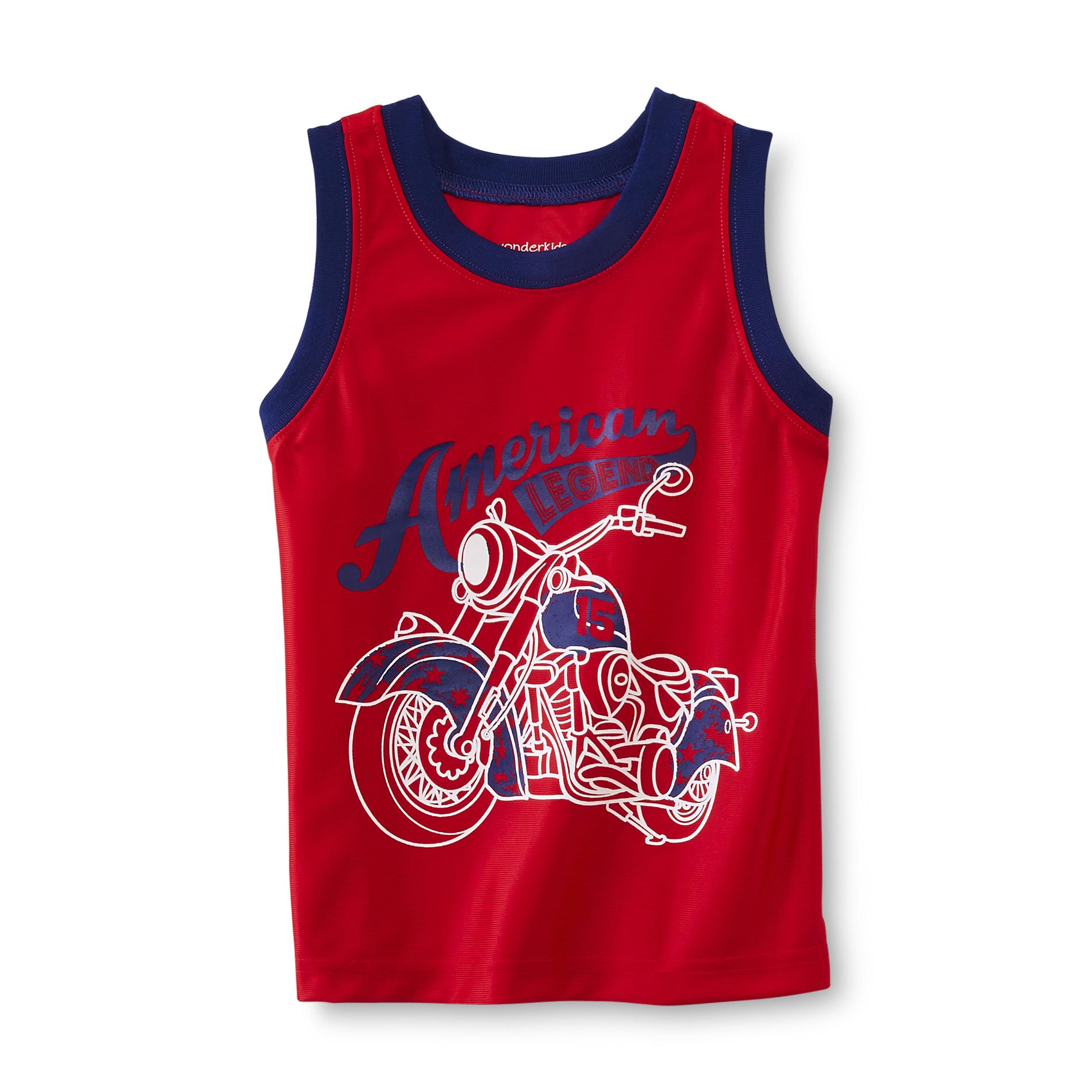 WonderKids Infant & Toddler Boy's Graphic Dazzle Tank Top - Motorcycle