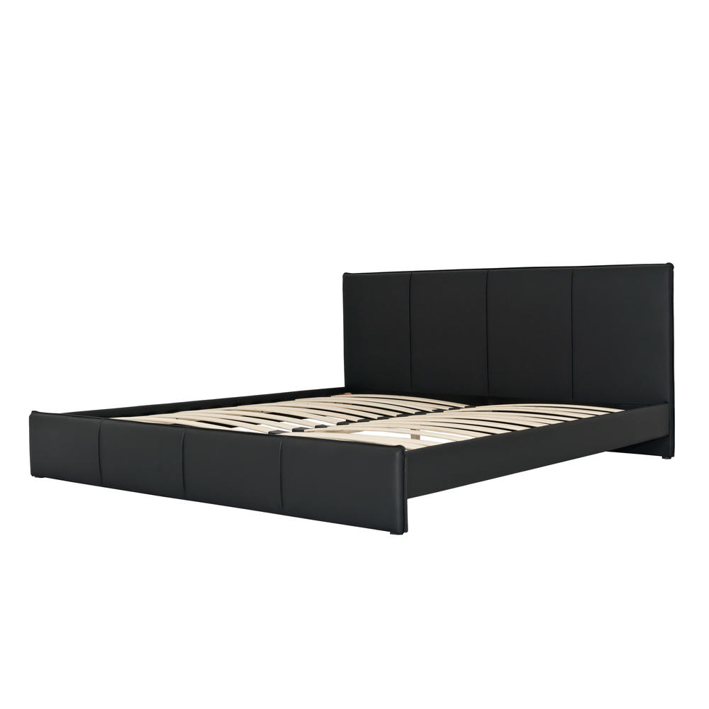 CorLiving Fairfield Bonded Leather King Bed