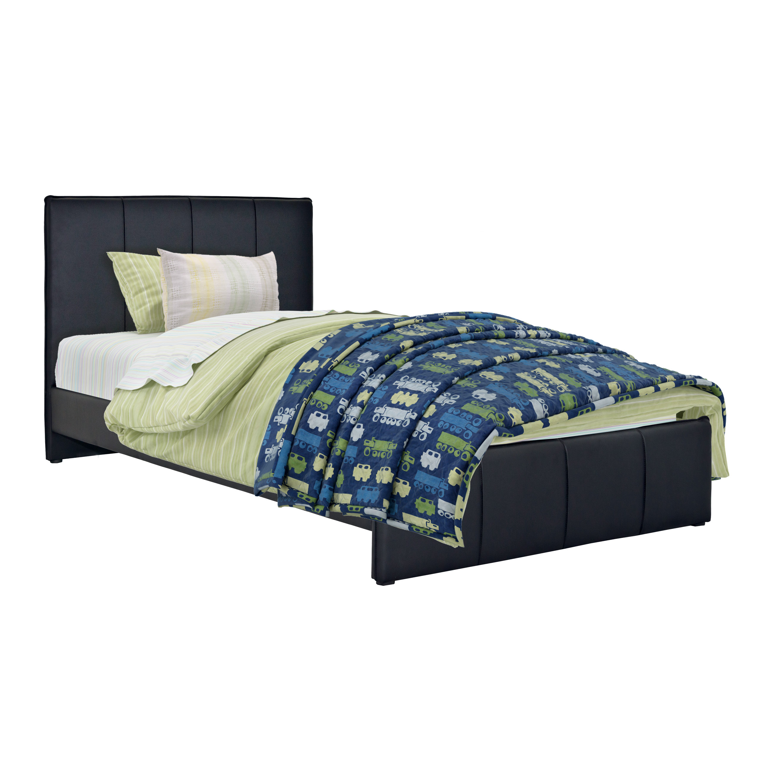 CorLiving Fairfield Bonded Leather Single/Twin Bed