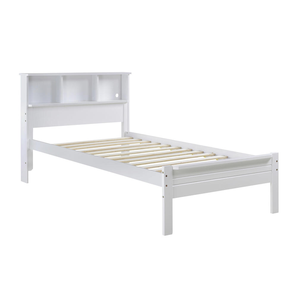 CorLiving Ashland Twin/Single Bed with Bookcase Headboard