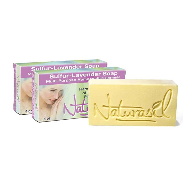 Naturasil Sulfur Lavender Medicated Soap, 2 pk