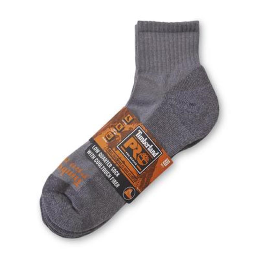 Timberland PRO Men's 3-Pairs CoolTouch Quarter Socks