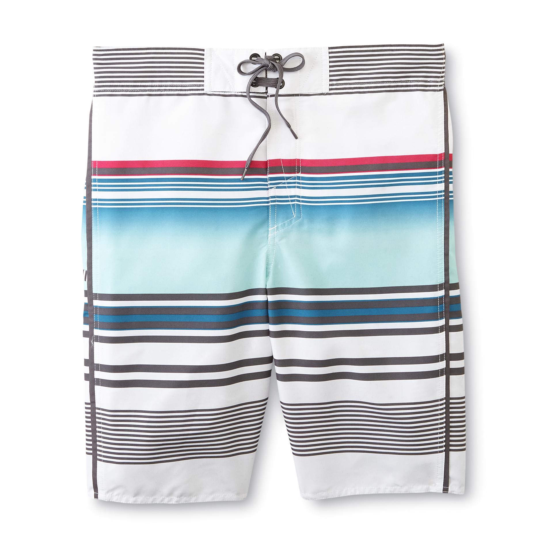 Joe Boxer Men's Swim Trunks - Striped