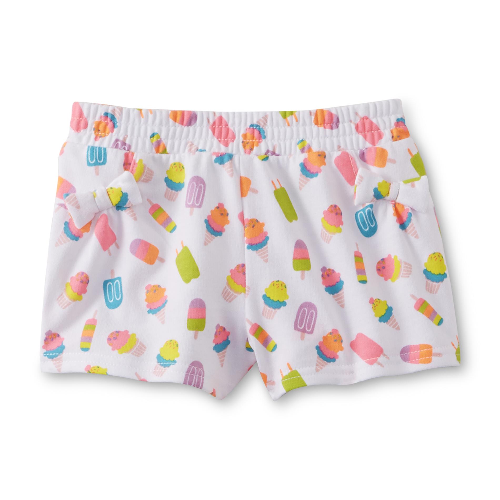 WonderKids Infant & Toddler Girl's Bow Shorts - Ice Cream