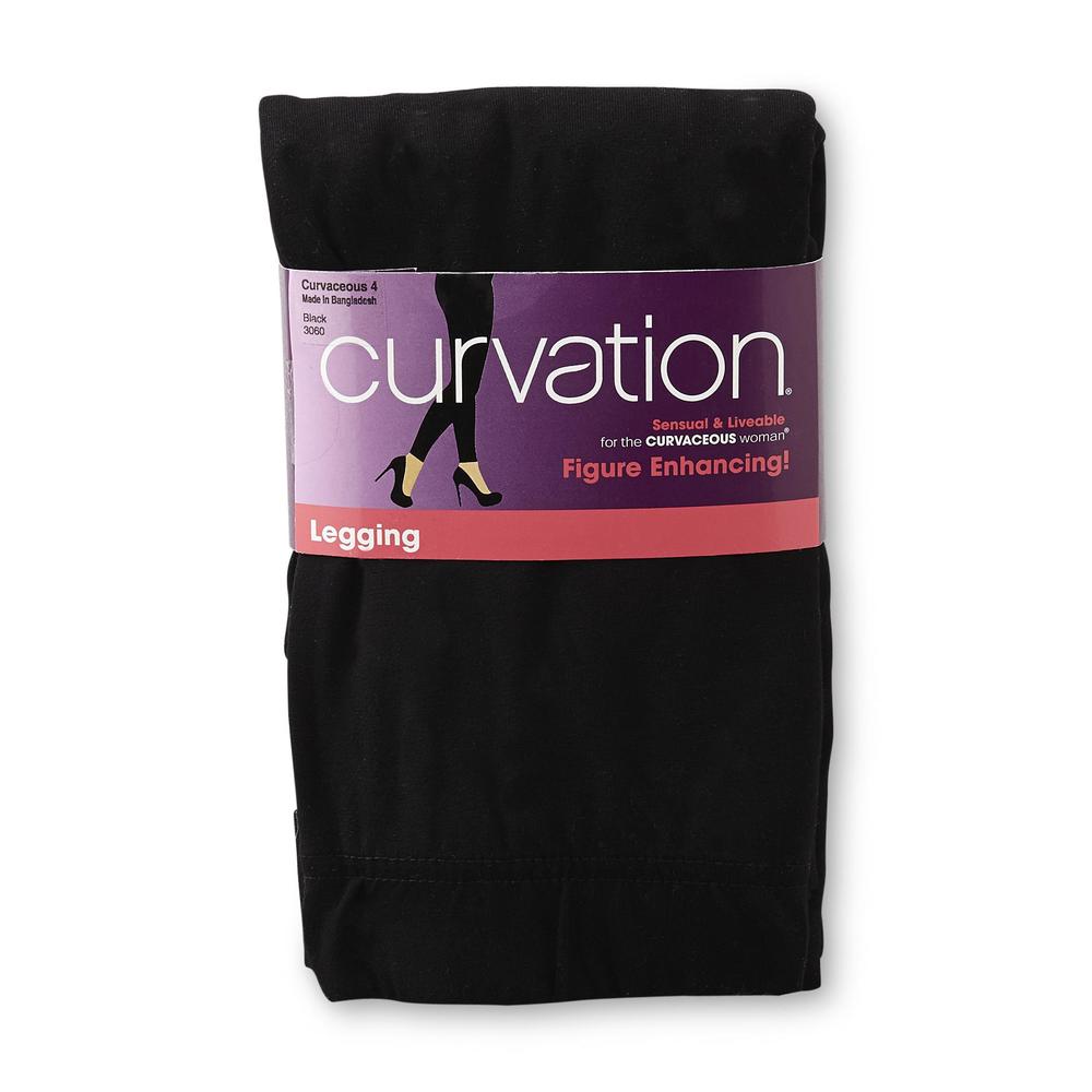 Curvation Women's Plus Figure-Enhancing Leggings