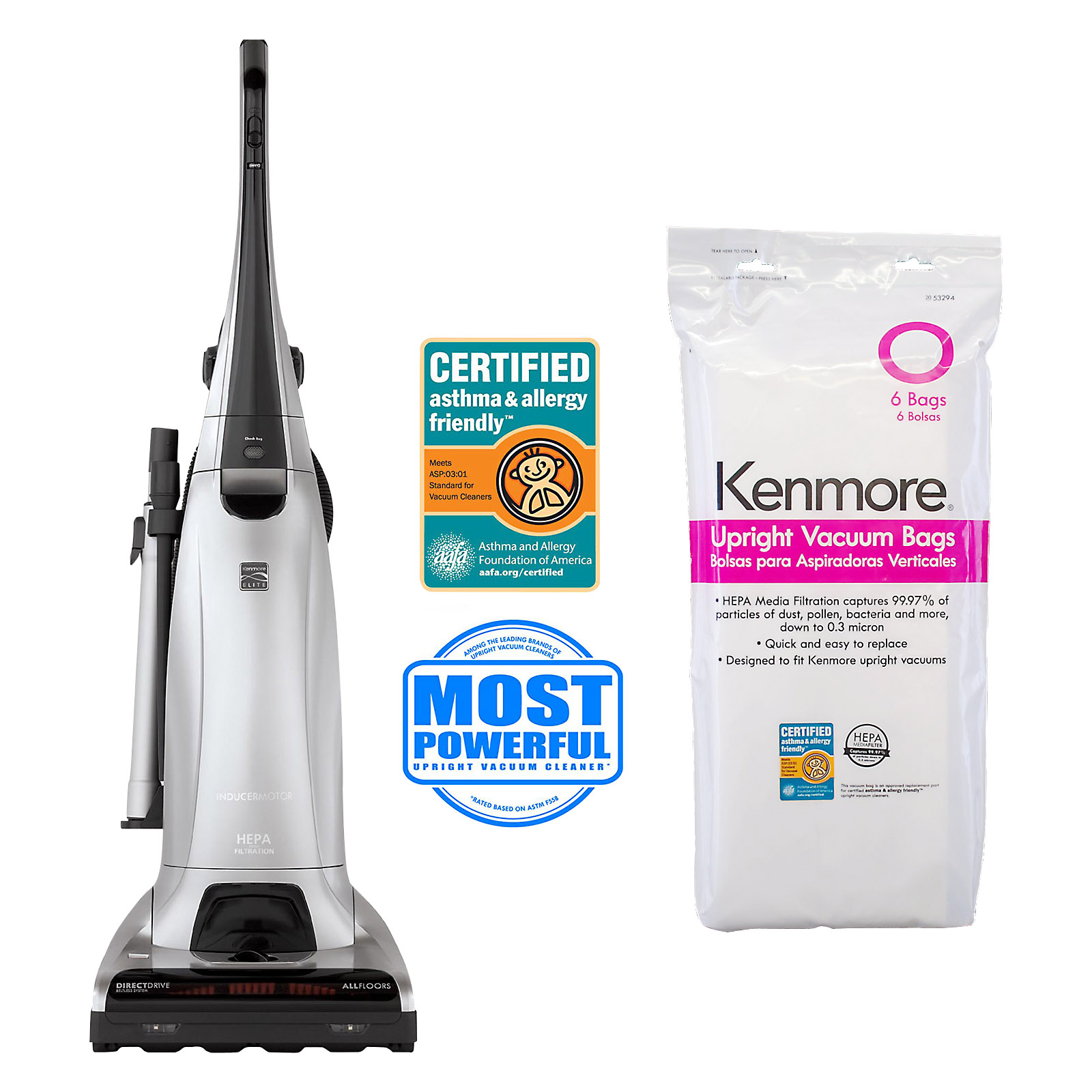 Kenmore Pet Friendly Cross Over Bagless Upright Vacuum Cleaner Du3017 The Home Depot