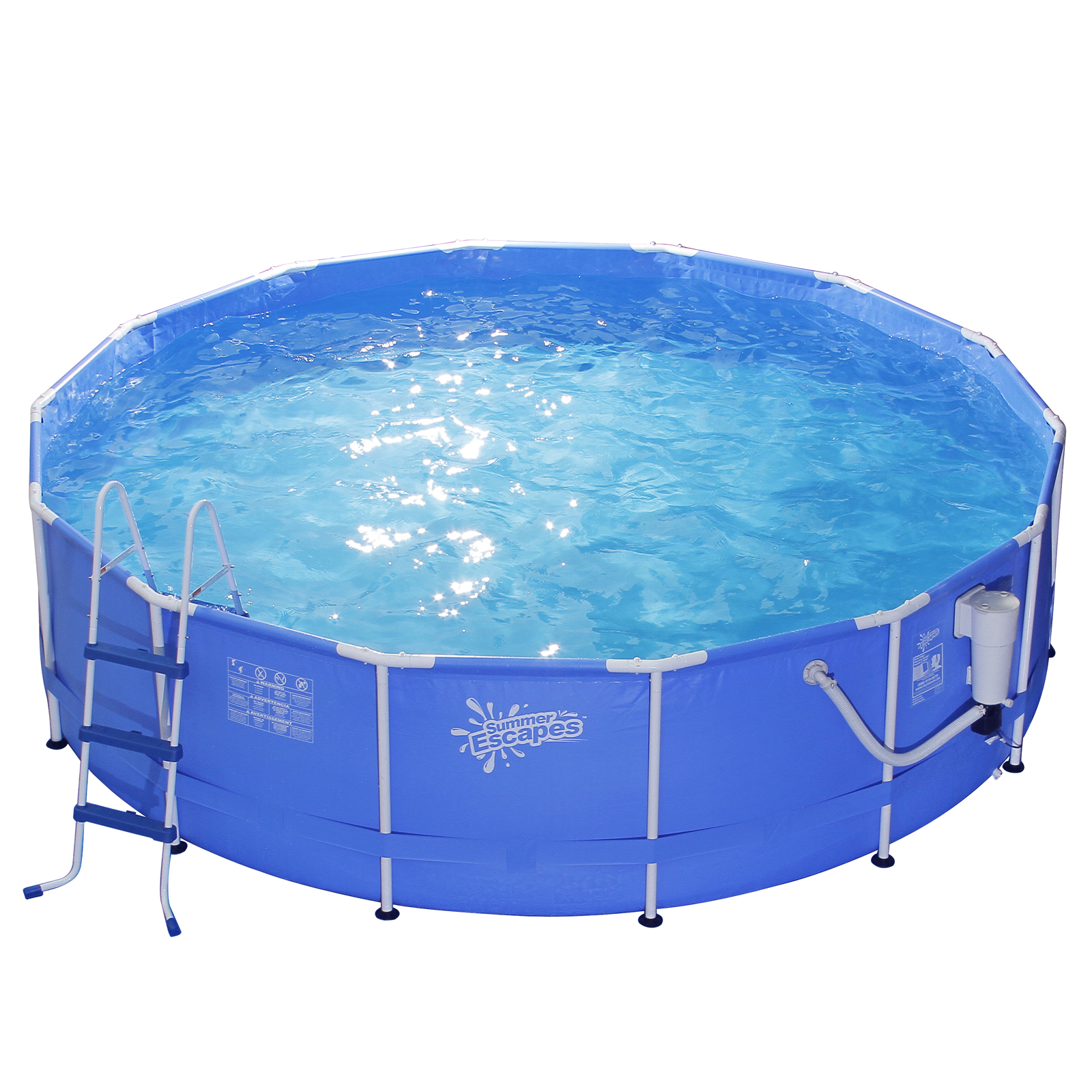 Summer Escapes 14 ft. X 42 in. Metal Frame Pool Set: Pool Fun at Kmart