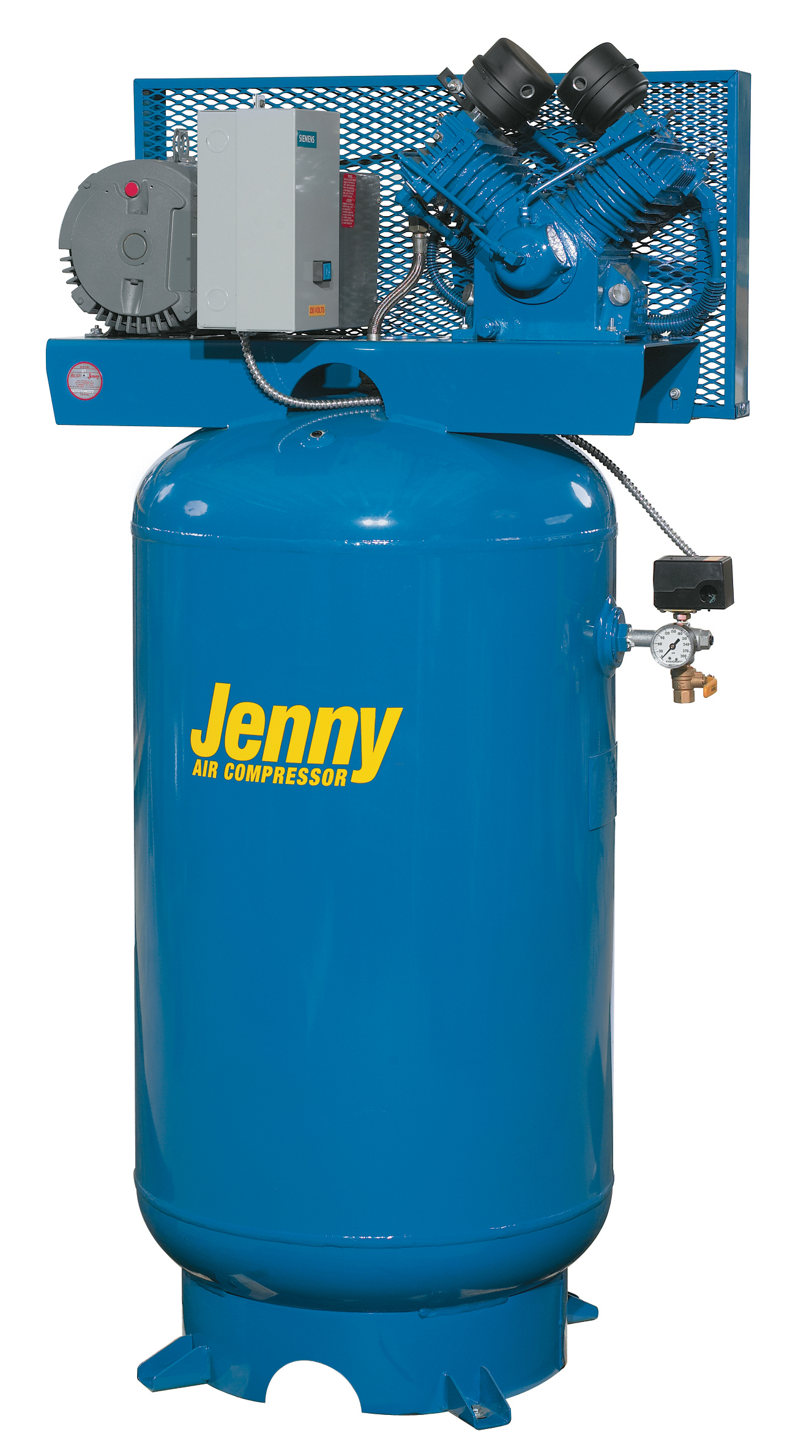 Jenny GT3B30V230/1 Stationary Compressor 3 HP Two Stage 10.7 CFM