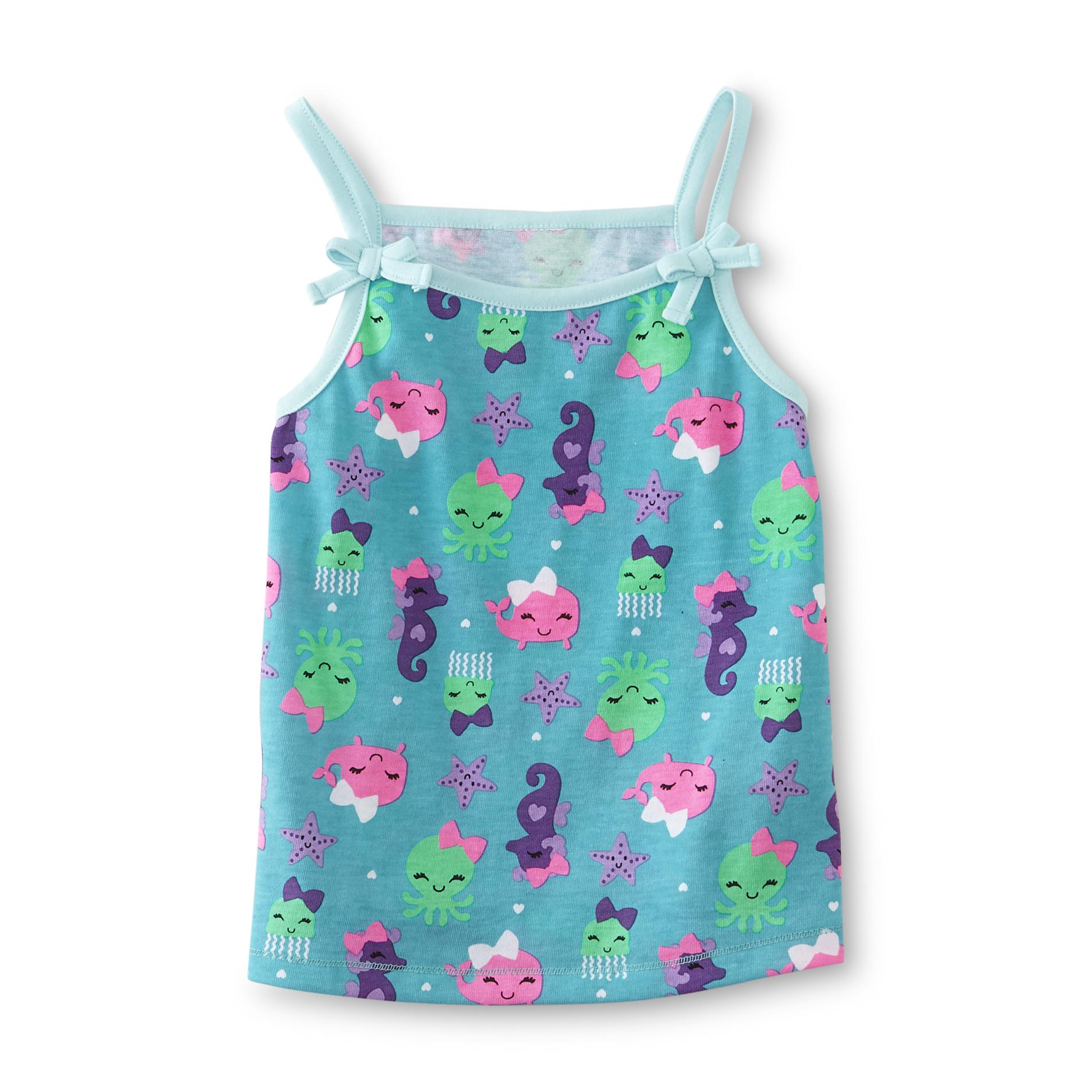 WonderKids Infant & Toddler Girl's Tank Top - Whale  Jellyfish & Sea Horse
