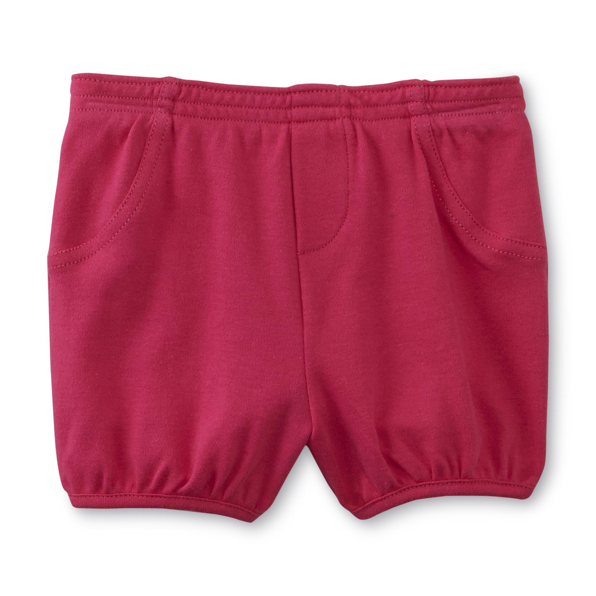 Small Wonders Newborn Girl's Knit Shorts