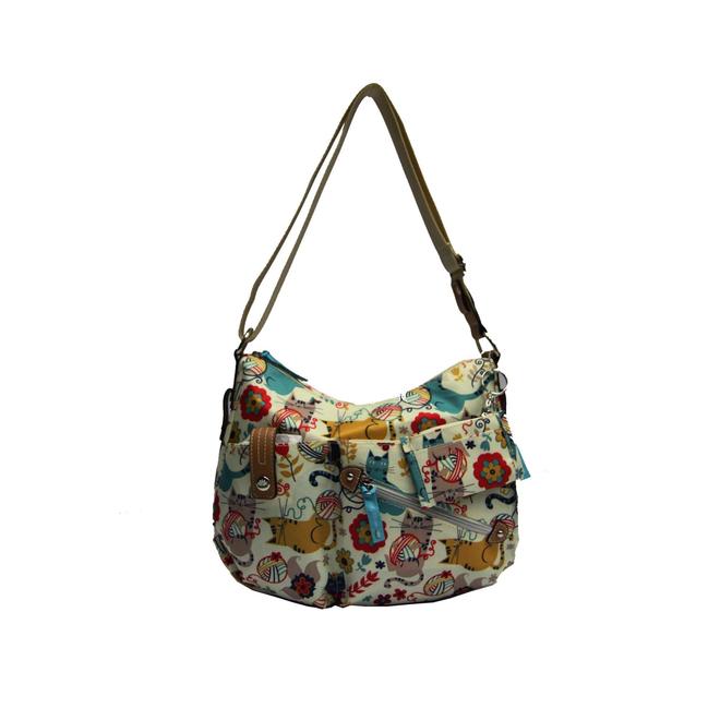 Lily Bloom Women's Hobo Bag Cat Print