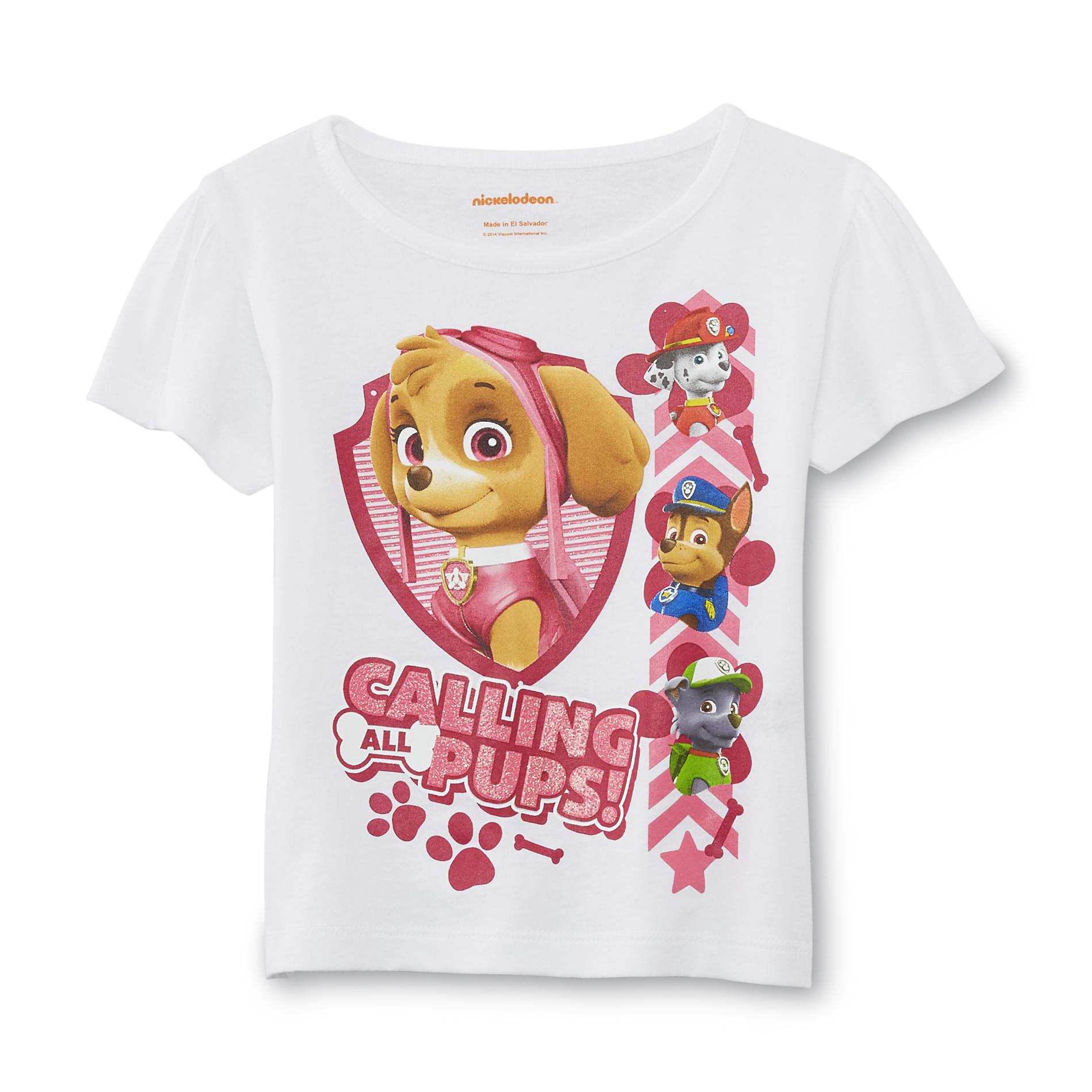 Nickelodeon PAW Patrol Toddler Girl's Graphic T-Shirt - Calling All Pups