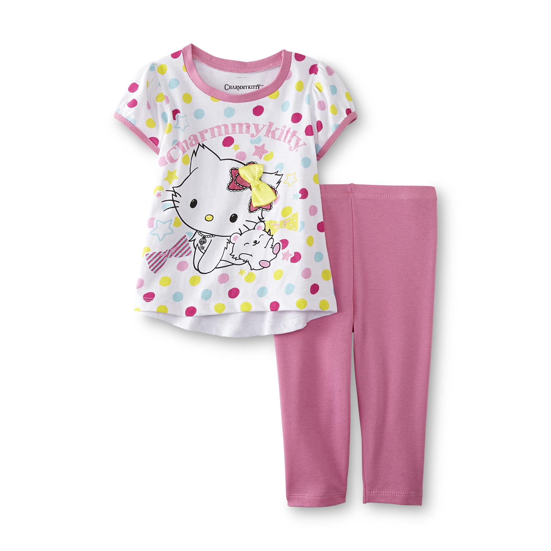 Sanrio Charmmykitty Infant & Toddler Girl's Graphic T-Shirt & Leggings