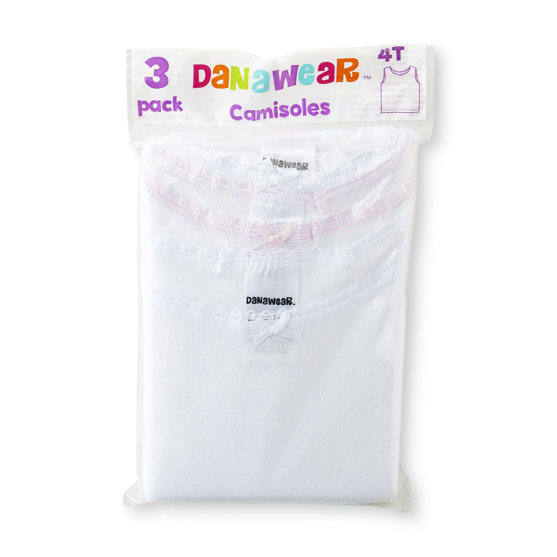 Danawear Toddler Girl's 3-Pack Camisoles