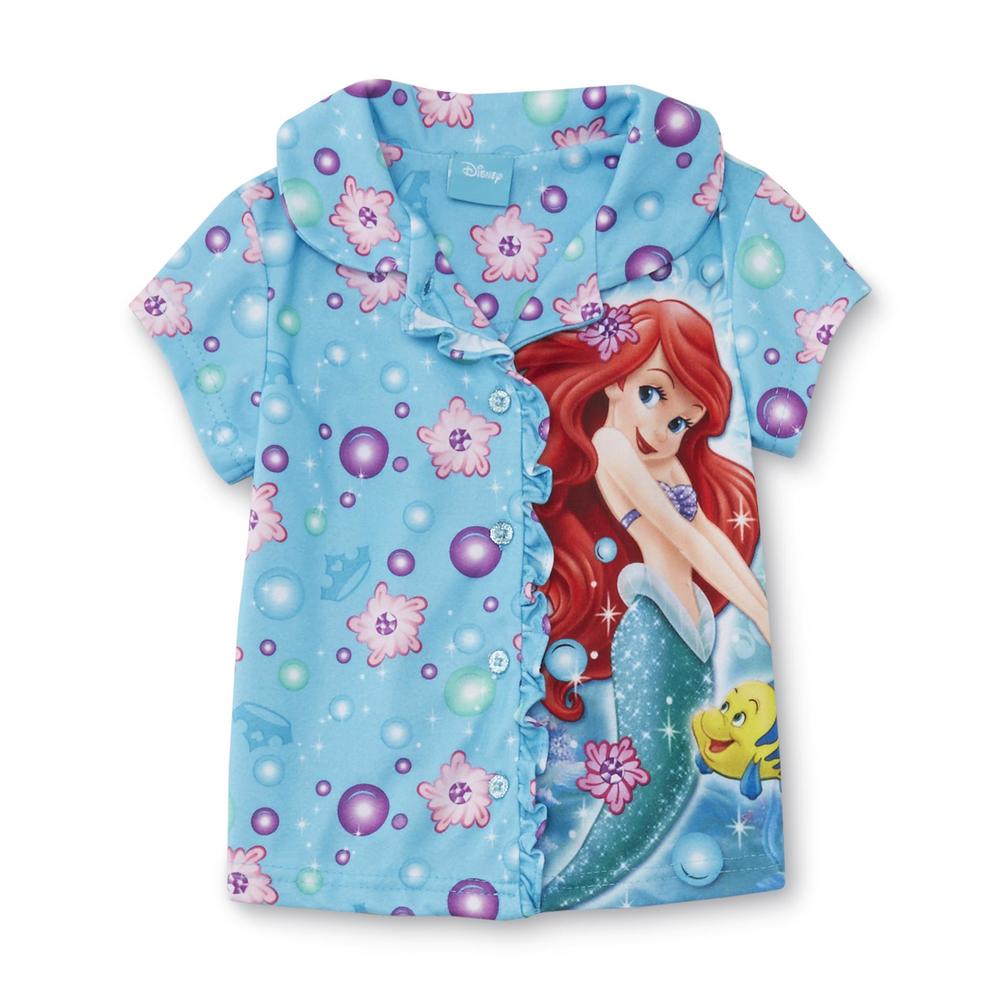 Disney The Little Mermaid Toddler Girl's Pajama Top & Pants