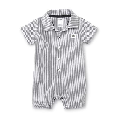 Carter's Newborn & Infant Boy's Button-Up Romper - Striped