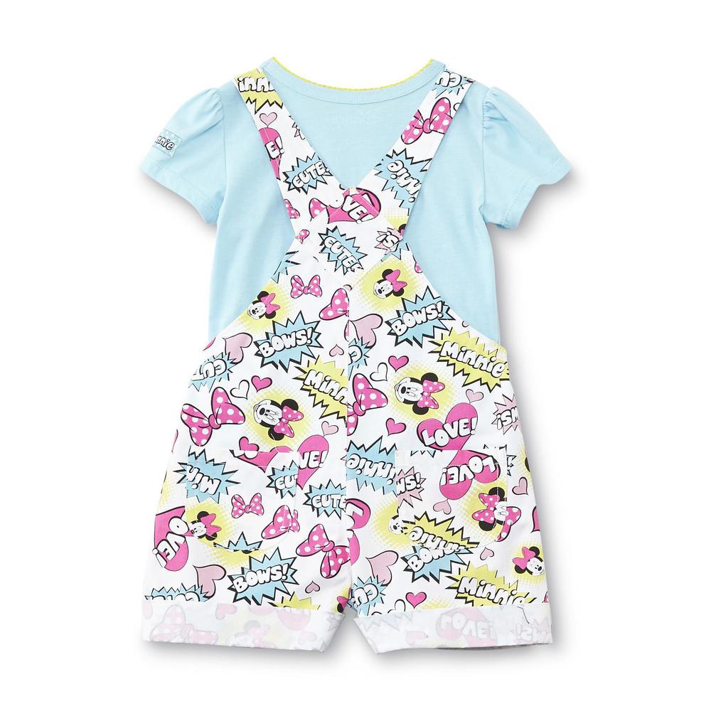 Disney Infant & Toddler Girl's Minnie Mouse T-Shirt & Shortalls