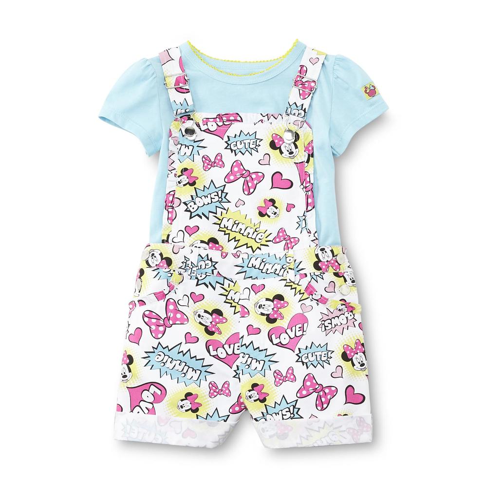 Disney Infant & Toddler Girl's Minnie Mouse T-Shirt & Shortalls