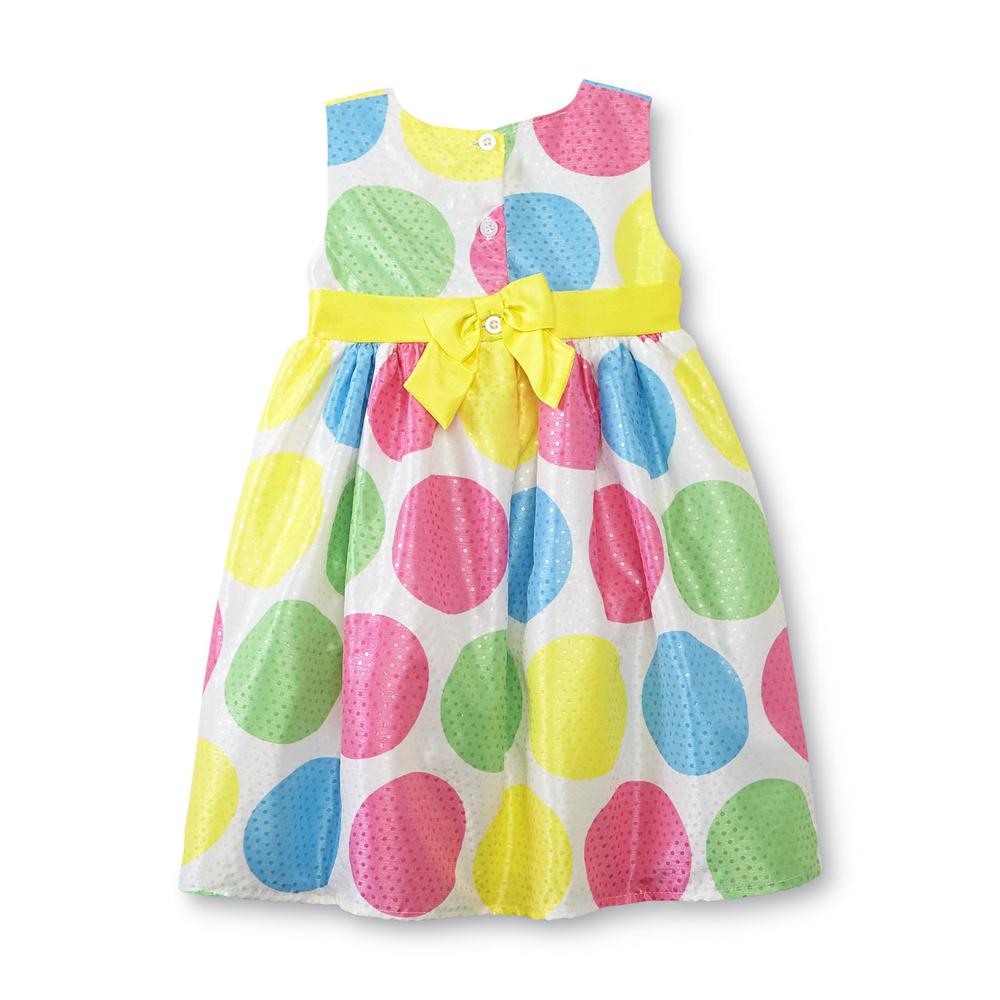 Holiday Editions Infant & Toddler Girl's Sleeveless Party Dress - Polka Dot