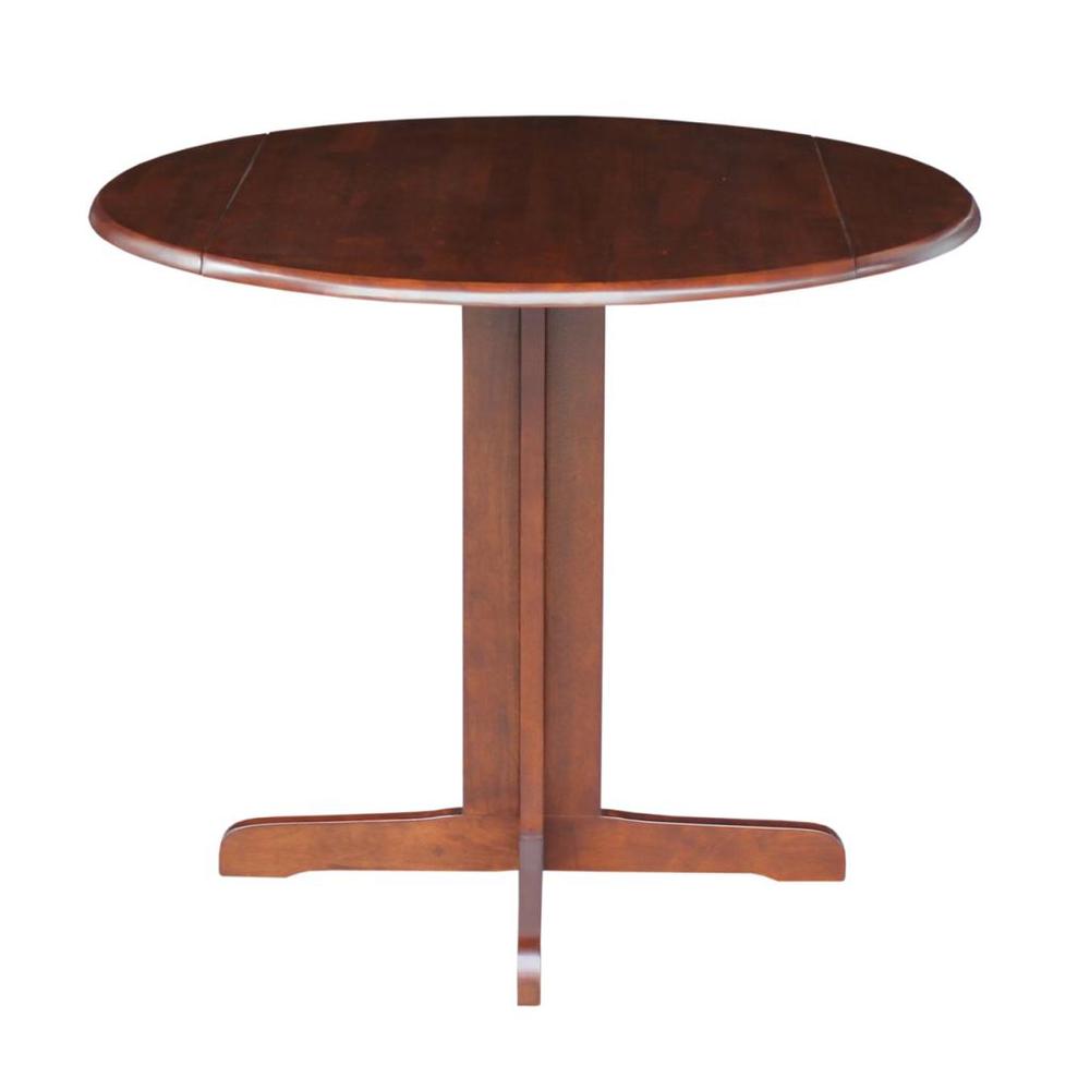 International Concepts 36" Dual Drop Leaf  Dining Table in Espresso