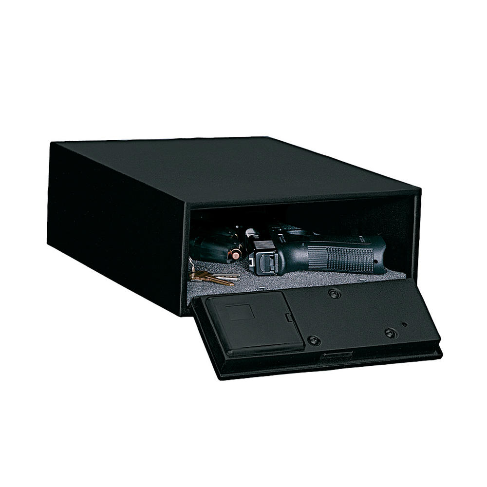 Stack-On Low Profile Quick Access Safe with E-Lock and Mounting Plate