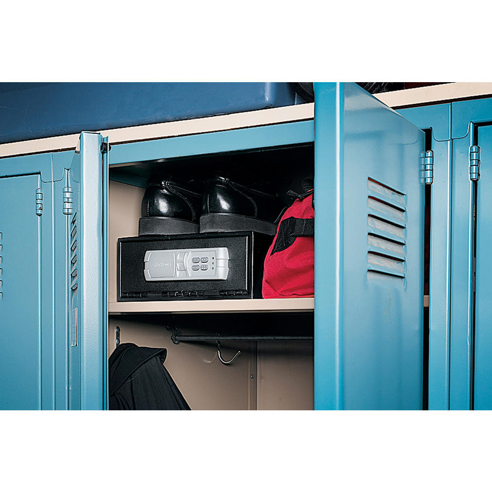 Stack-On Low Profile Quick Access Safe with E-Lock and Mounting Plate